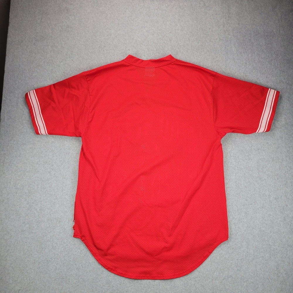 Dynasty Ohio State Buckeyes Jersey Mens Large Red Mesh V-Neck NCAA Sportswear - Picture 8 of 9